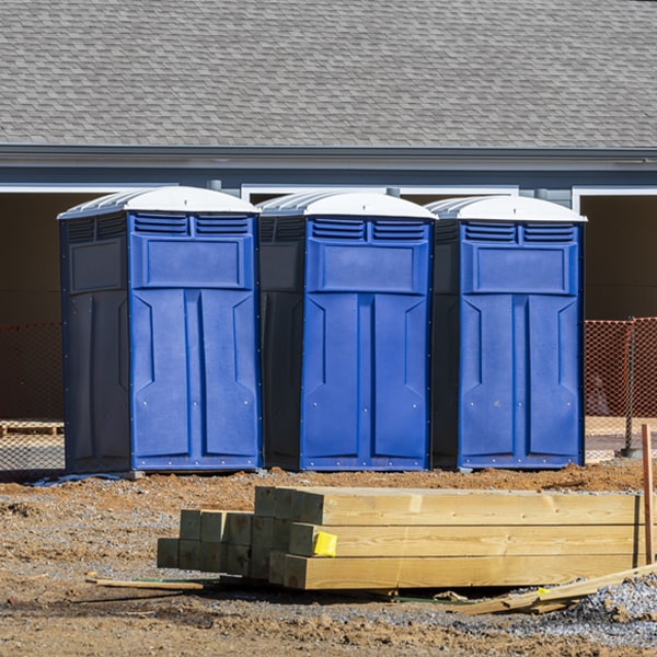 how can i report damages or issues with the portable restrooms during my rental period in Venice Gardens FL